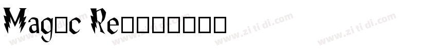 Magic Retro字体转换